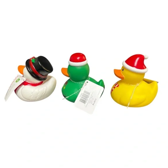 PUBLIX CHRISTMAS HOLIDAY RUBBER DUCKS SET OF 6 Duck My Jeep Duckies NEW Assorted - Picture 13 of 16